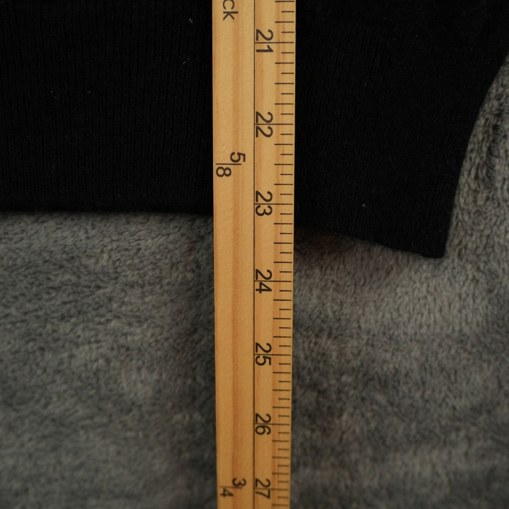 Shephe Sweater Womens 40 (34) Black 100% Cashmere Mock Neck Long Sleeve Pullover - Picture 6 of 8
